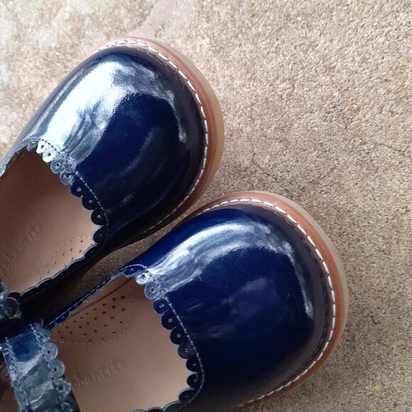 Elephantito Toddler Dark Navy Blue Mary Jane Toddler Shoes sz 10 - Picture 8 of 8